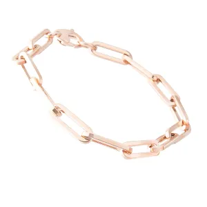 14k Gold Chain Large Link Bracelet