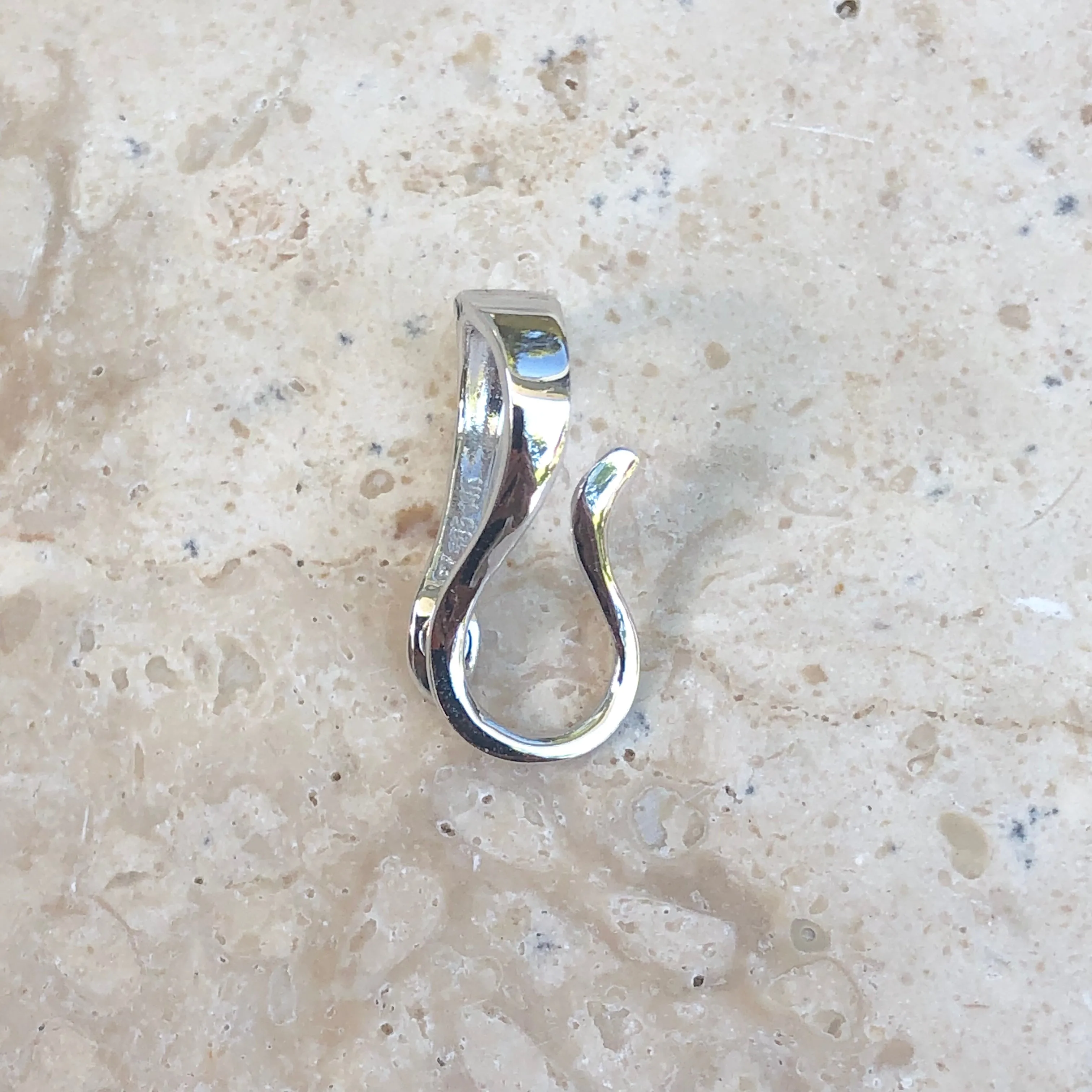 14KT White Gold Pearl Enhancer Pendant Hanger
