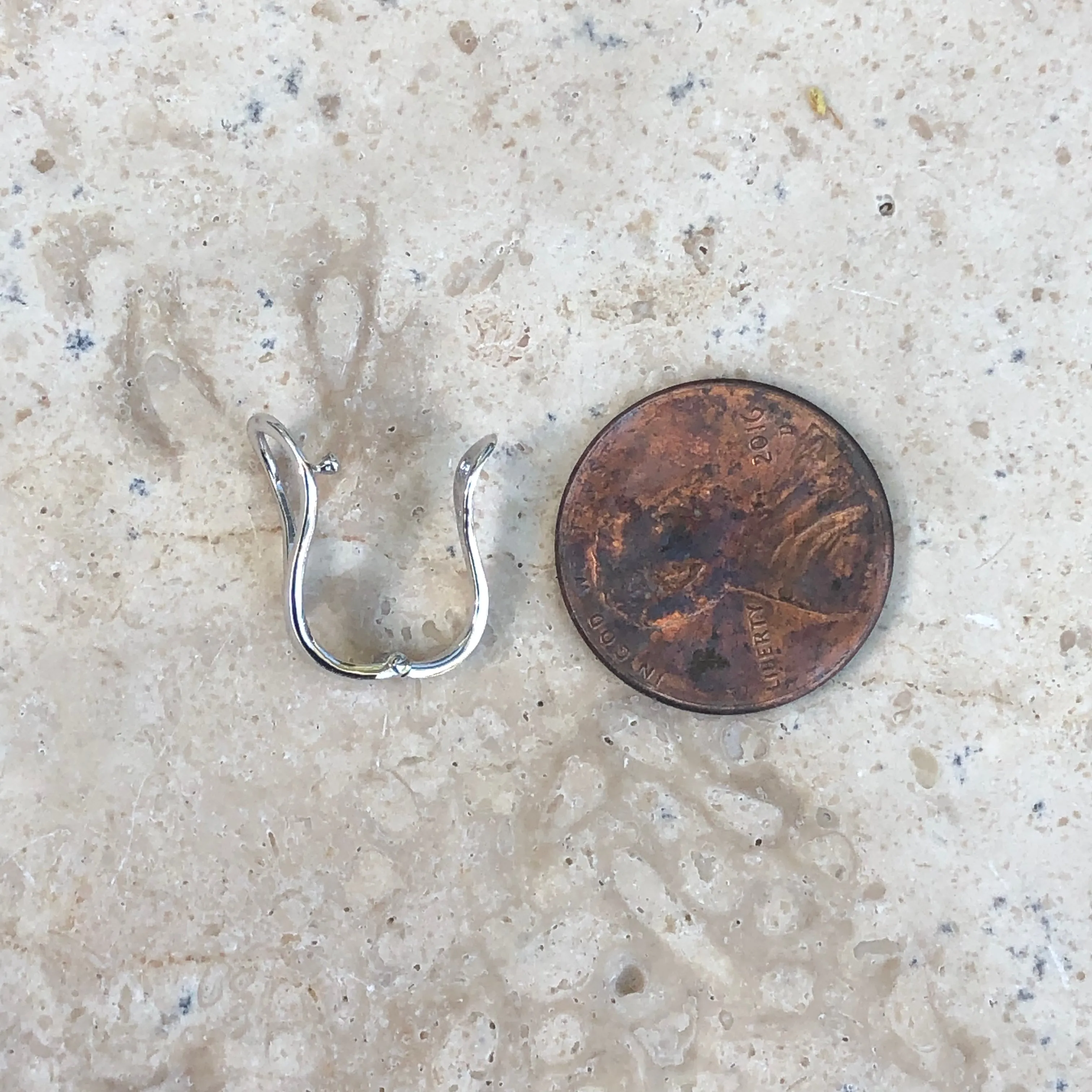 14KT White Gold Pearl Enhancer Pendant Hanger