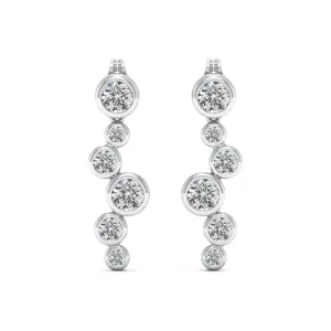 1.56 d.e.w cts Laverne Moissanite Dangle Earrings