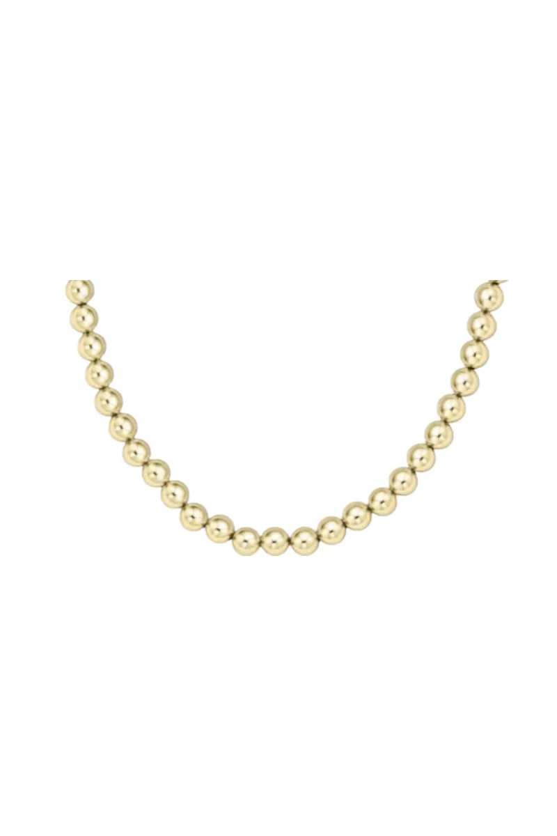 15" Choker Classic Gold 7mm Bead