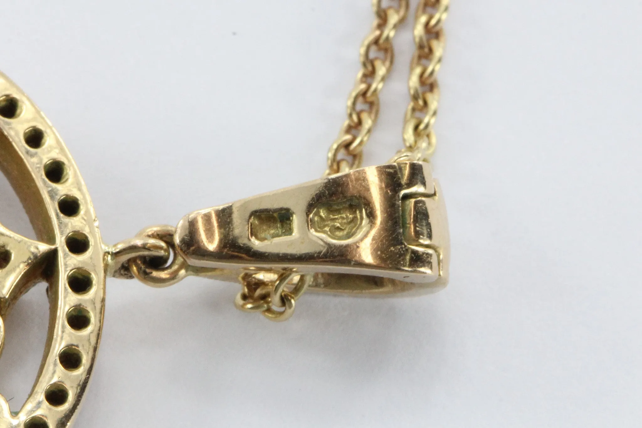 18K Rose Gold & Diamond Penny Preville Lace Pendant Necklace