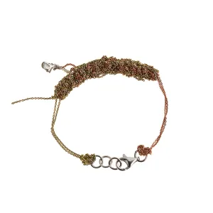 2-Tone Bare Chain Bracelet in Haze   Rose Gold