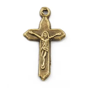 20*11mm Vintage antique bronze Zinc alloy Charms&pendants,cross,sold 300 pcs per pkg