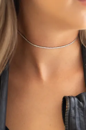 2.77 cttw. Diamond Choker Necklace