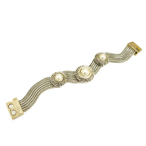 3 PEARL BRACELET #8622BR (FE25)
