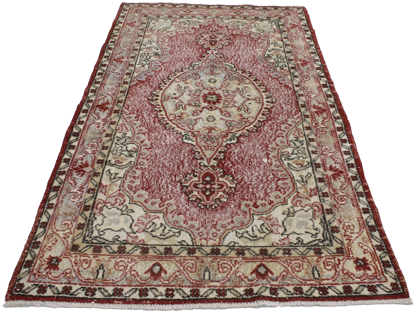 3'10" x 6'9" Vintage Sivas Rug