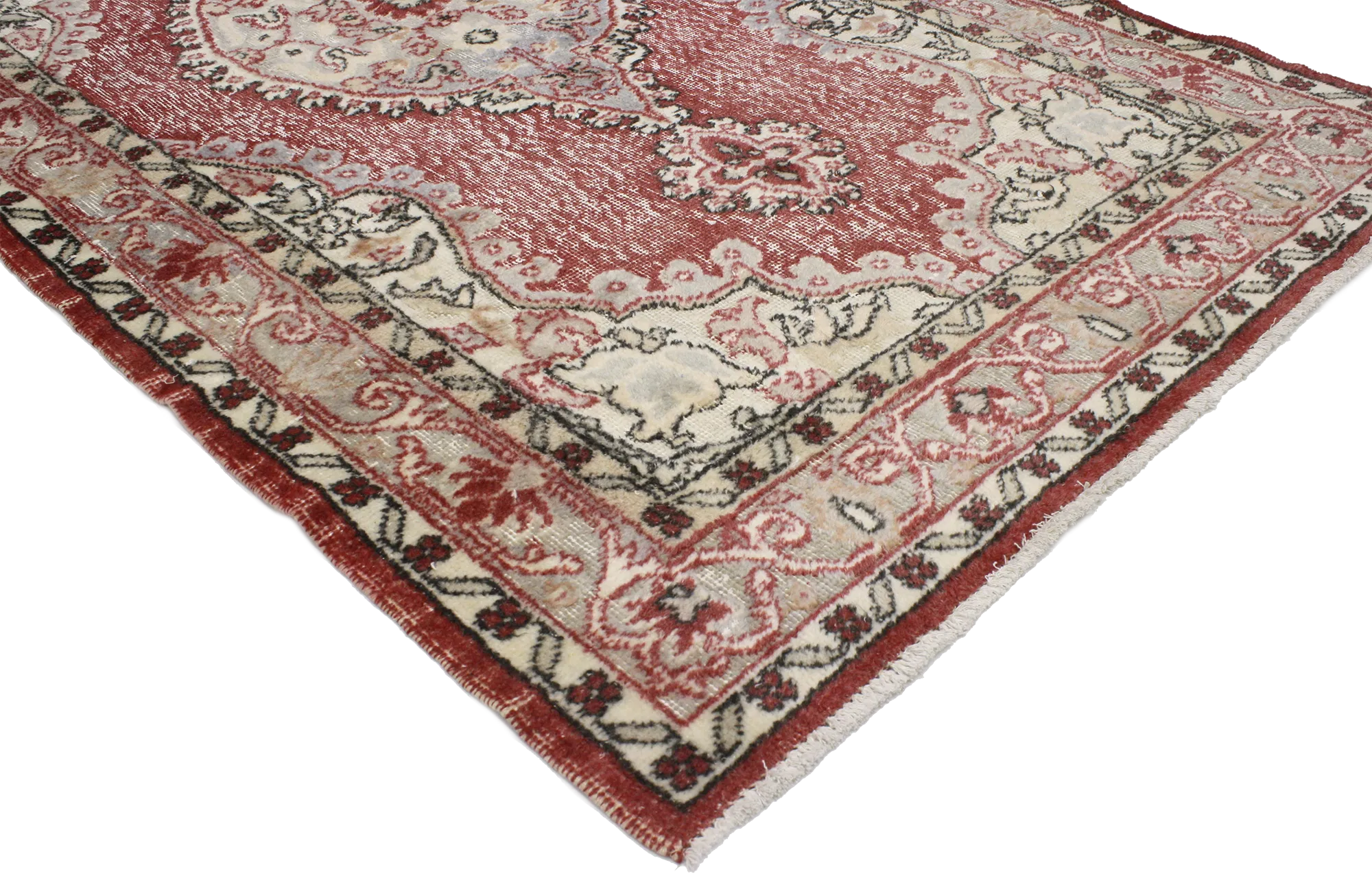3'10" x 6'9" Vintage Sivas Rug