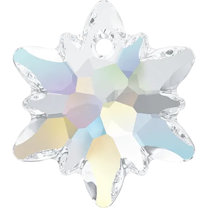 6748 Swarovski Edelweiss Pendants