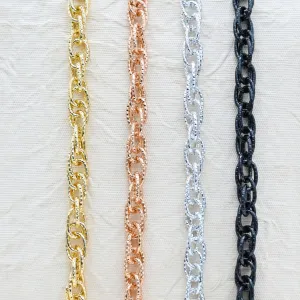 Aluminium Chain | Size : W-10mm H-14mm | Qty : 1mtr | JT-16-57-8