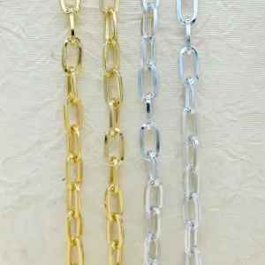 Aluminium Chain | Size : W-11mm H-20mm | Qty : 1mtr | JT-19-35-3