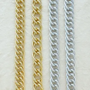 Aluminium Chain | Size : W-14mm H-19mm | Qty : 1mtr | JT-19-35-22