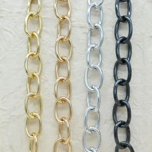 Aluminium Chain | Size : W-19mm H-27mm | Qty : 1mtr | JT-19-35-32