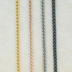 Aluminium Chain | Size : W-4mm H-6mm | Qty : 1mtr | JT-9-17-11
