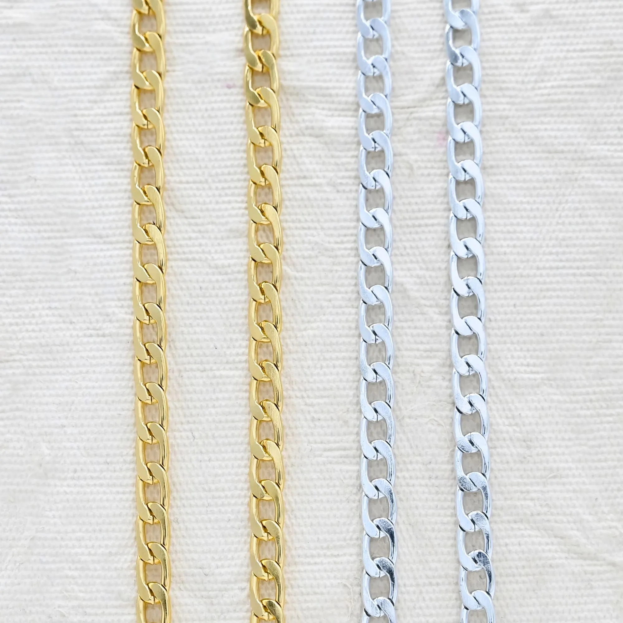 Aluminium Chain | Size : W-5mm H-8mm | Qty : 1mtr | JT-16-57-3