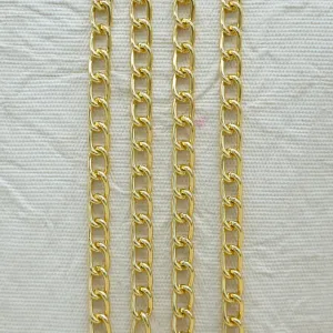 Aluminium Chain | Size : W-6mm H-9mm | Qty : 1mtr | JT-14-43-17