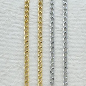 Aluminium Chain | Size : W-6mm H-9mm | Qty : 1mtr | JT-14-43-8