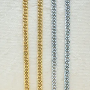 Aluminium Chain | Size : W-7mm H-11mm | Qty : 1mtr | JT-14-43-4