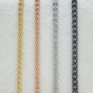 Aluminium Chain | Size : W-8mm H-11mm | Qty : 1mtr | JT-12-55-1