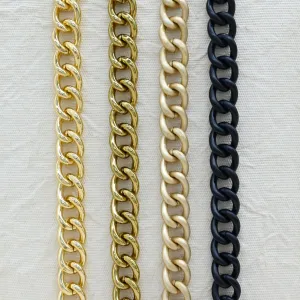 Aluminium Chain | Size : W-9mm H-12mm | Qty : 1mtr | JT-23-12-1