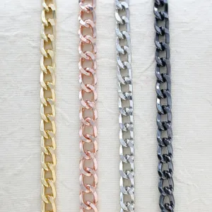 Aluminium Chain | Size : W-9mm H-15mm | Qty : 1mtr | JT-14-43-5