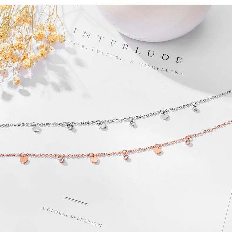 Anklet For Women Foot Extend Link Chain Vintage Women Ankle Jewelry Round Pendant Gift