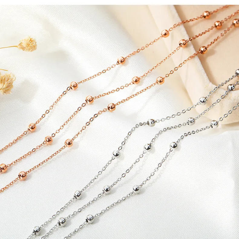 Anklet For Women Foot Extend Link Chain Vintage Women Ankle Jewelry Round Pendant Gift