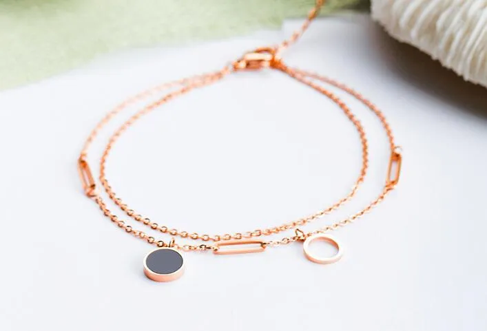 Anklet For Women Foot Extend Link Chain Vintage Women Ankle Jewelry Round Pendant Gift