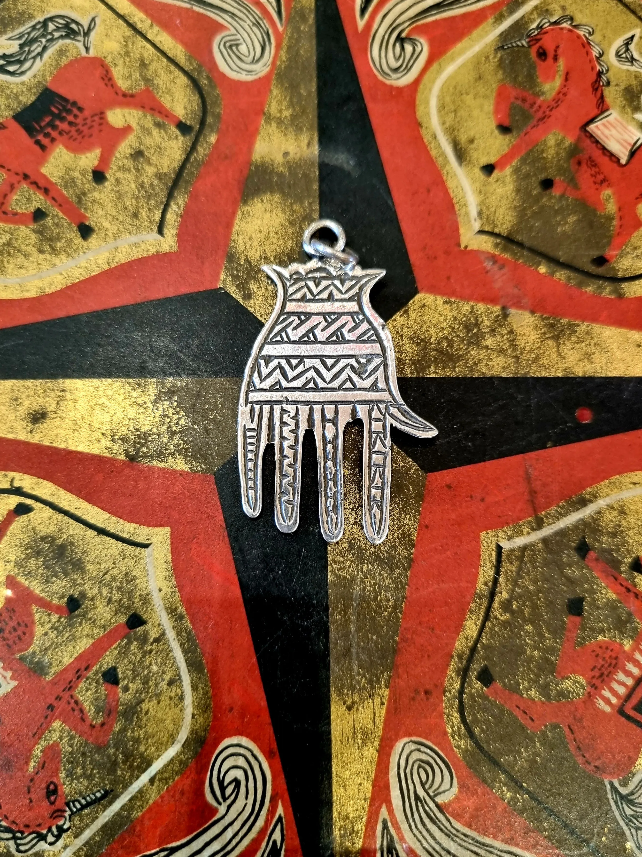 Antique & vintage hamsa pendants