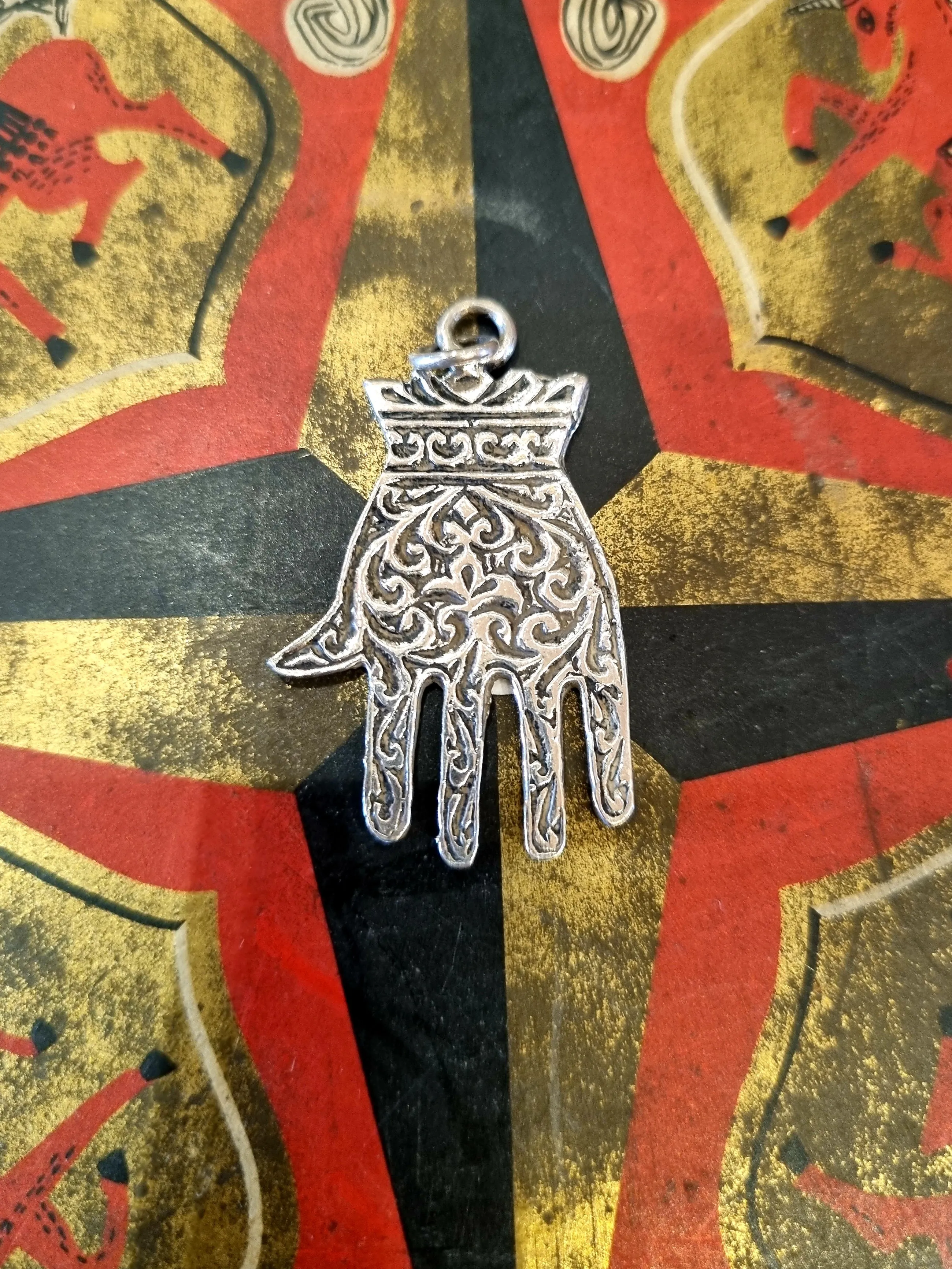 Antique & vintage hamsa pendants