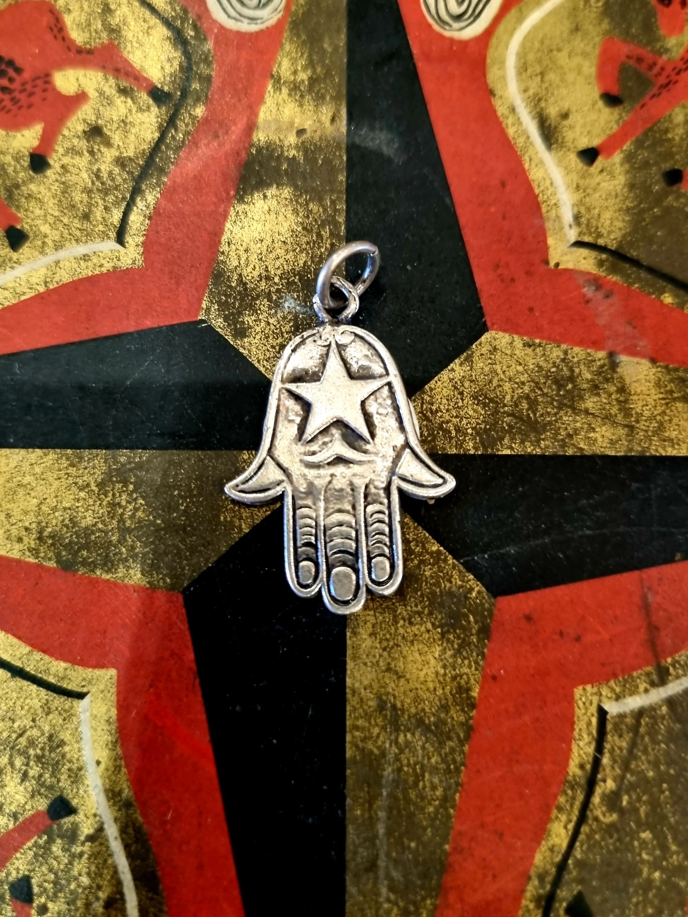 Antique & vintage hamsa pendants