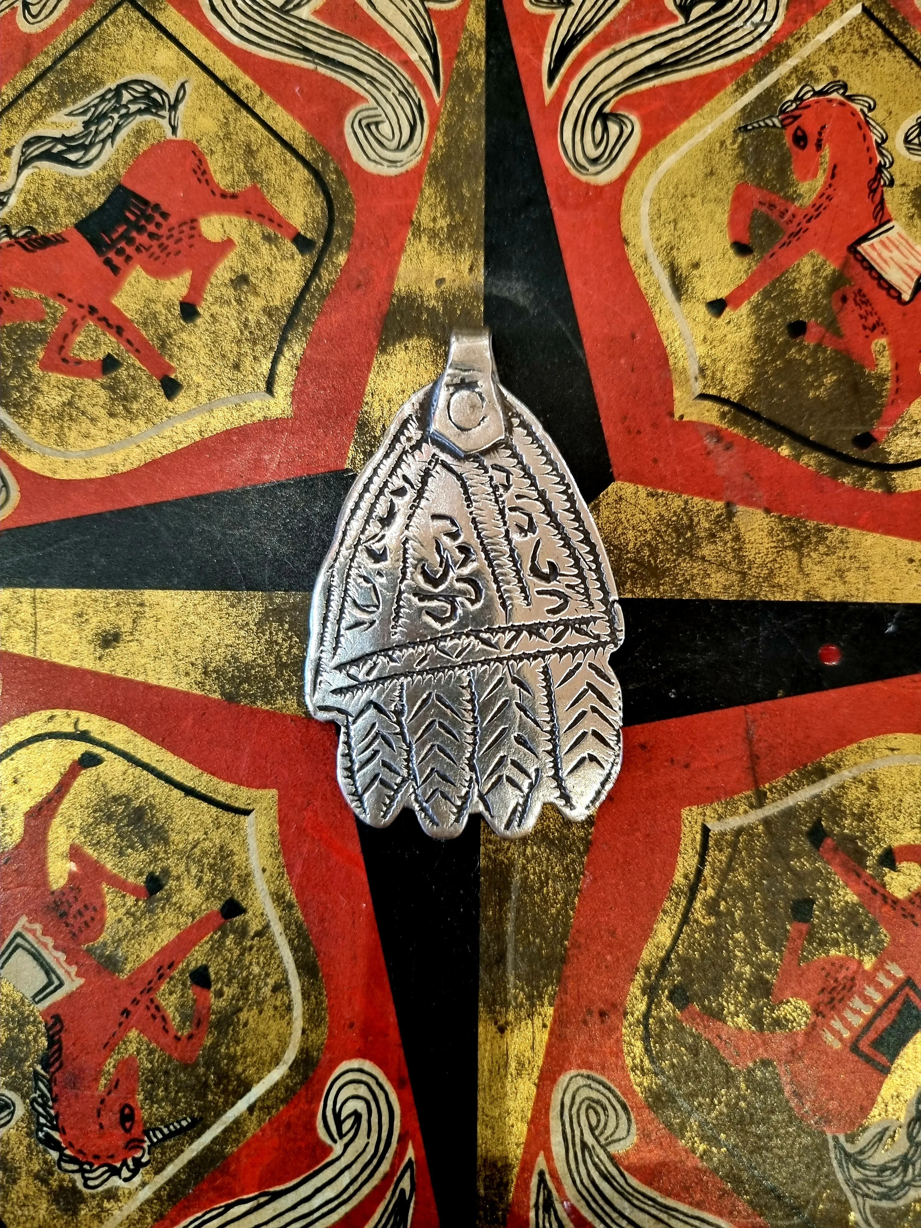 Antique & vintage hamsa pendants