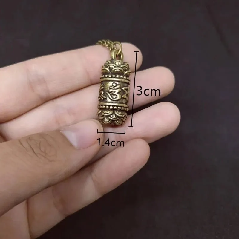 Antique Gold Pendant Necklace For Women Memorial Jewelry