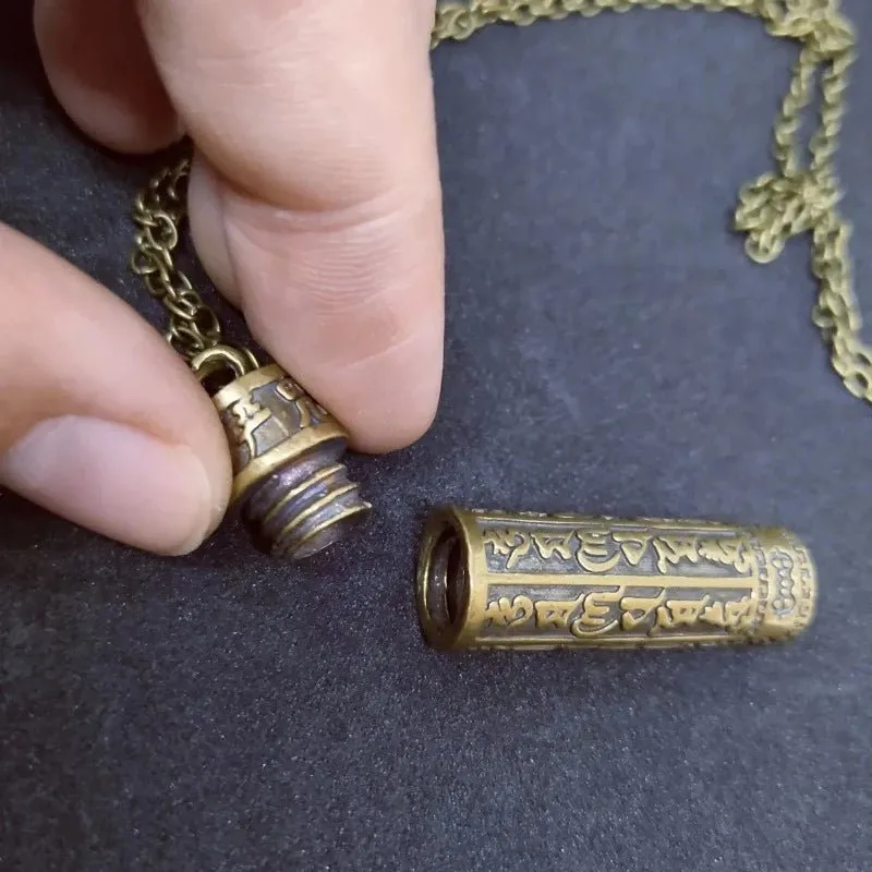 Antique Gold Pendant Necklace For Women Memorial Jewelry