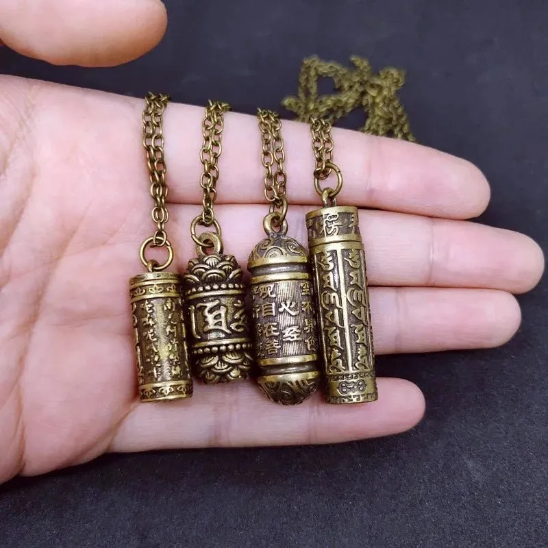 Antique Gold Pendant Necklace For Women Memorial Jewelry