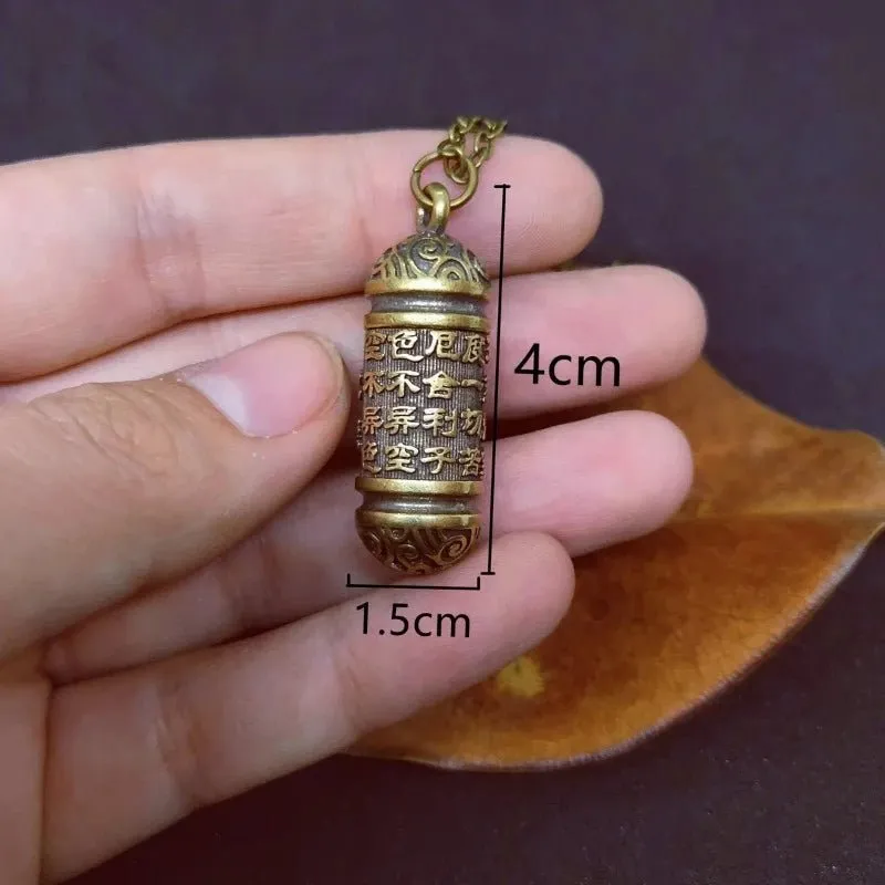 Antique Gold Pendant Necklace For Women Memorial Jewelry