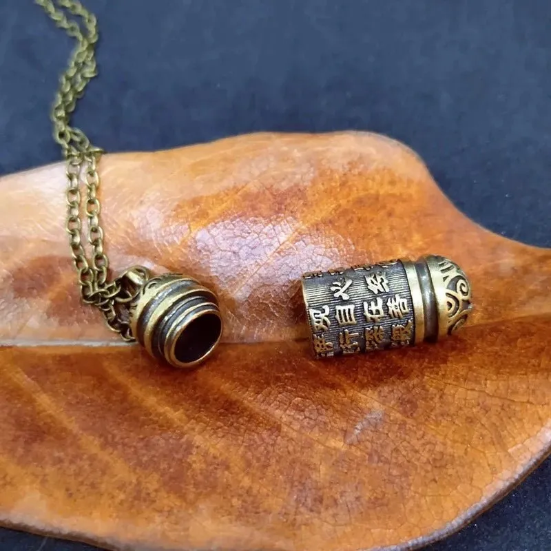 Antique Gold Pendant Necklace For Women Memorial Jewelry