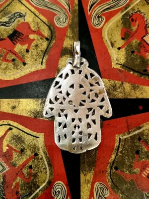 Antique hamsa pendants large
