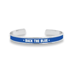 Back The Blue Cuff Bracelet