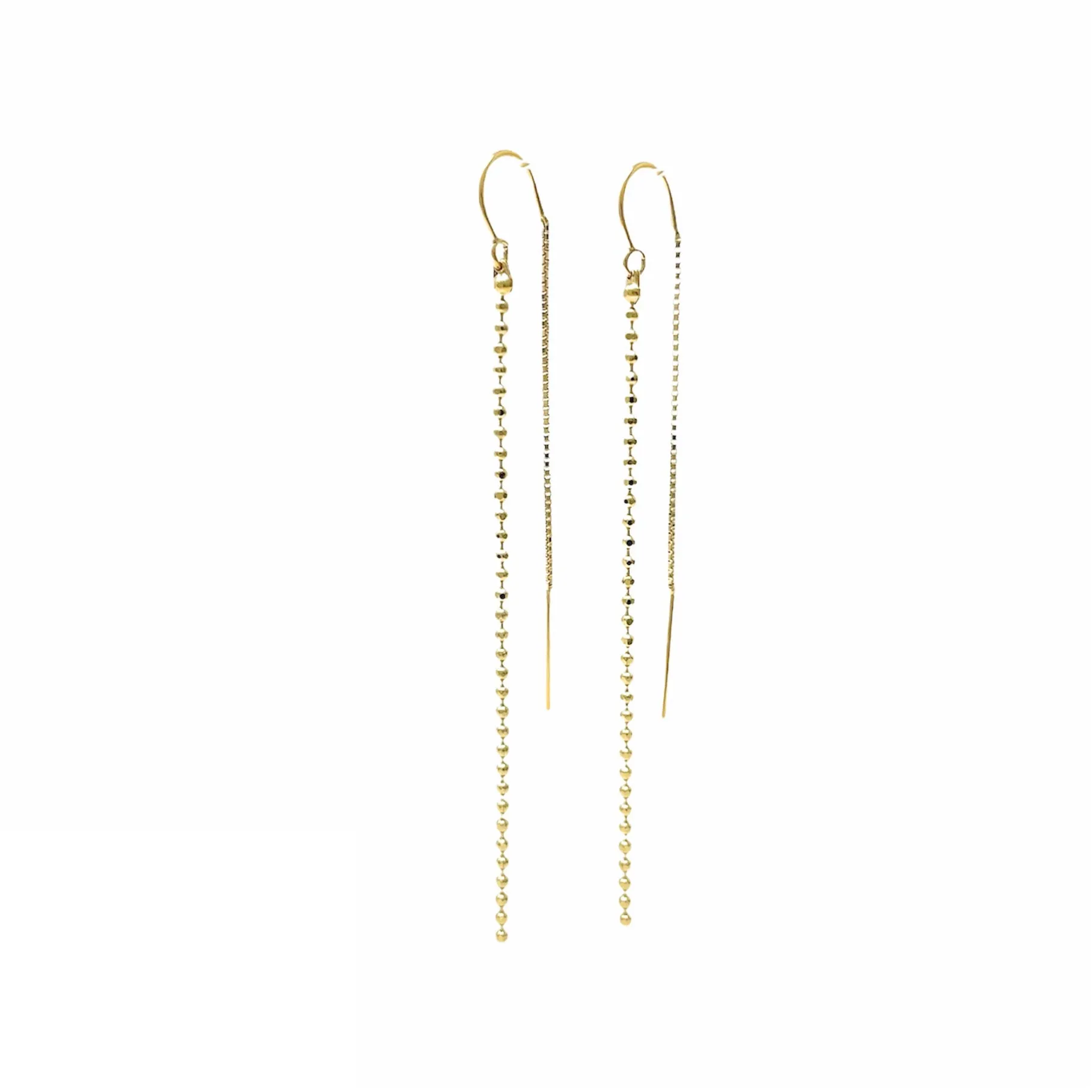 Ball Chain Threader Earrings