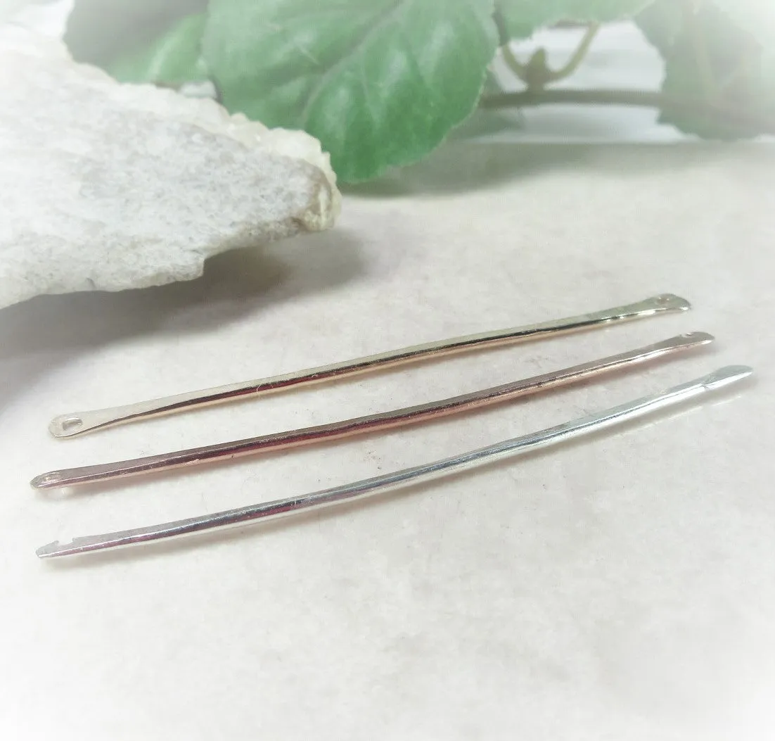 Bars Straight - 1 inch, 2 inch, 2mm, Your Choice of Metals