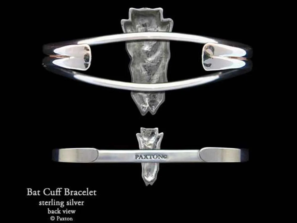 Bat Cuff Bracelet Sterling Silver
