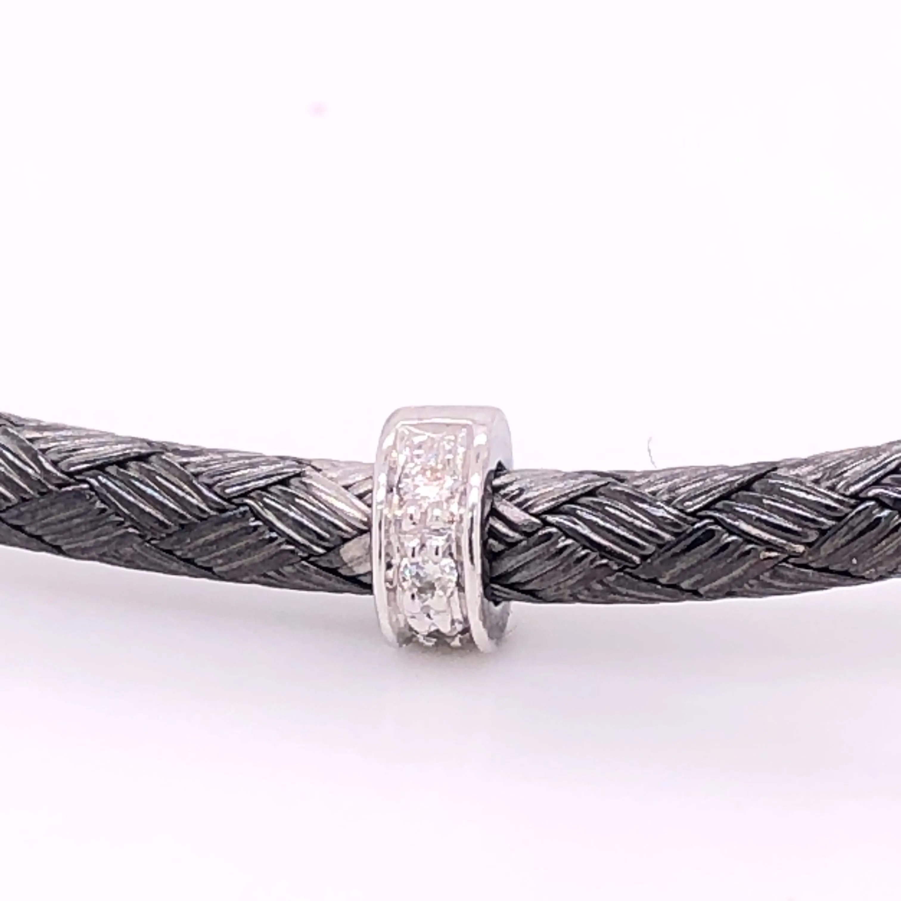 Braided Diamond Choker - 55385