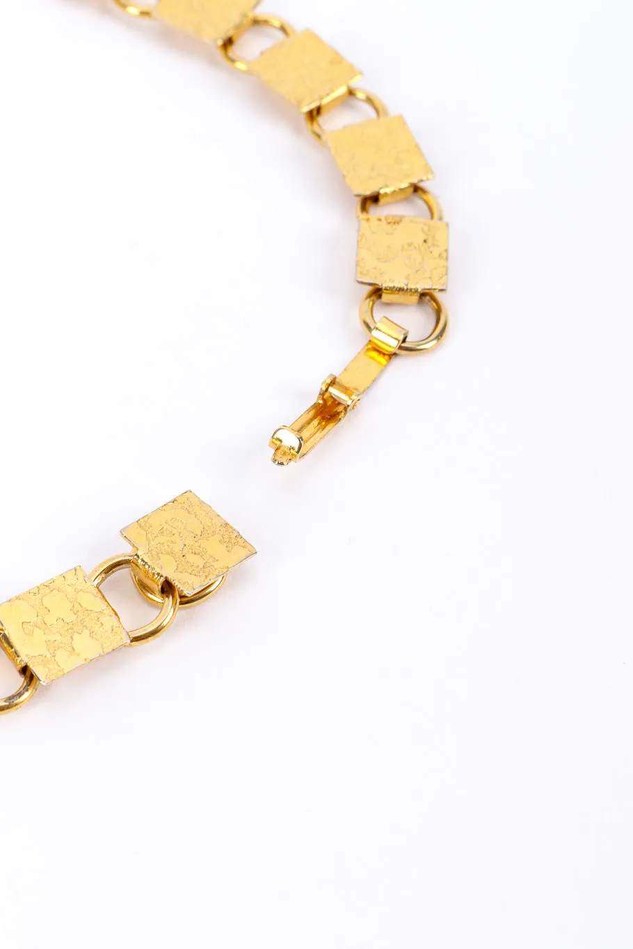 Brutalist Tiered Tablet Necklace
