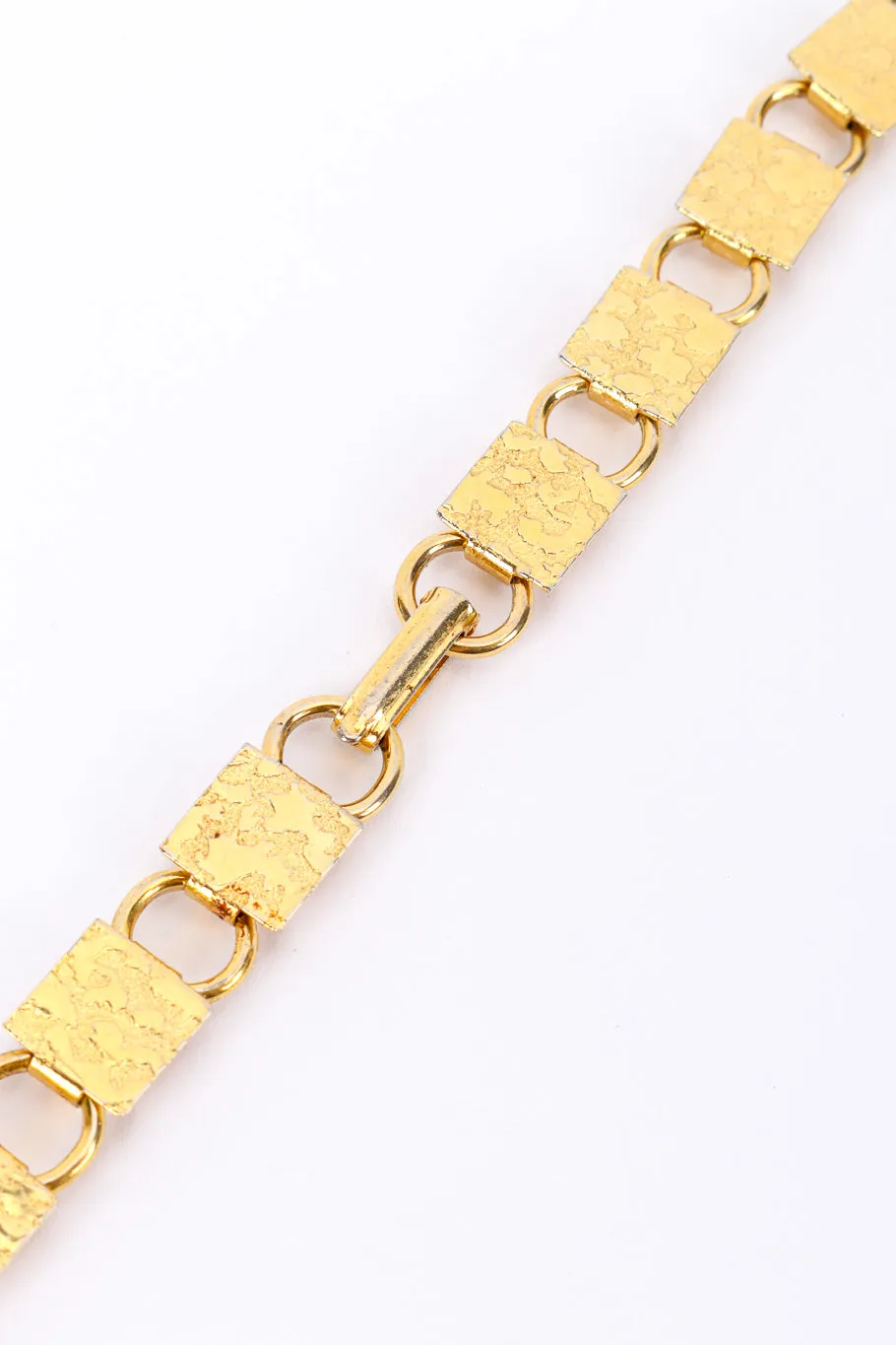 Brutalist Tiered Tablet Necklace