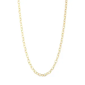 Chain 18K Yellow Gold Medium Link Necklace