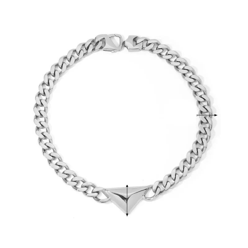 Charm Chain Necklace Jewelry Titanium Women Wedding Jewelry
