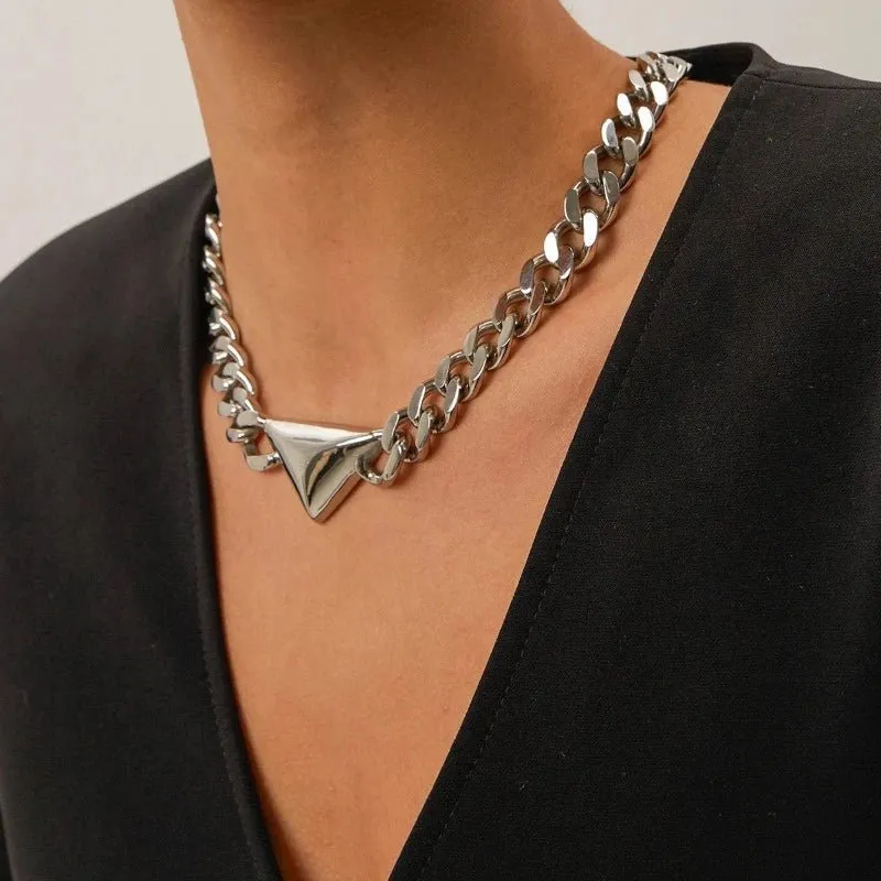 Charm Chain Necklace Jewelry Titanium Women Wedding Jewelry
