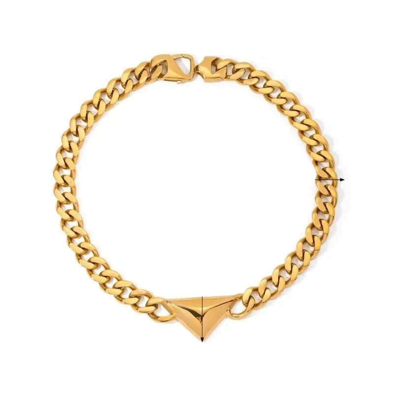 Charm Chain Necklace Jewelry Titanium Women Wedding Jewelry
