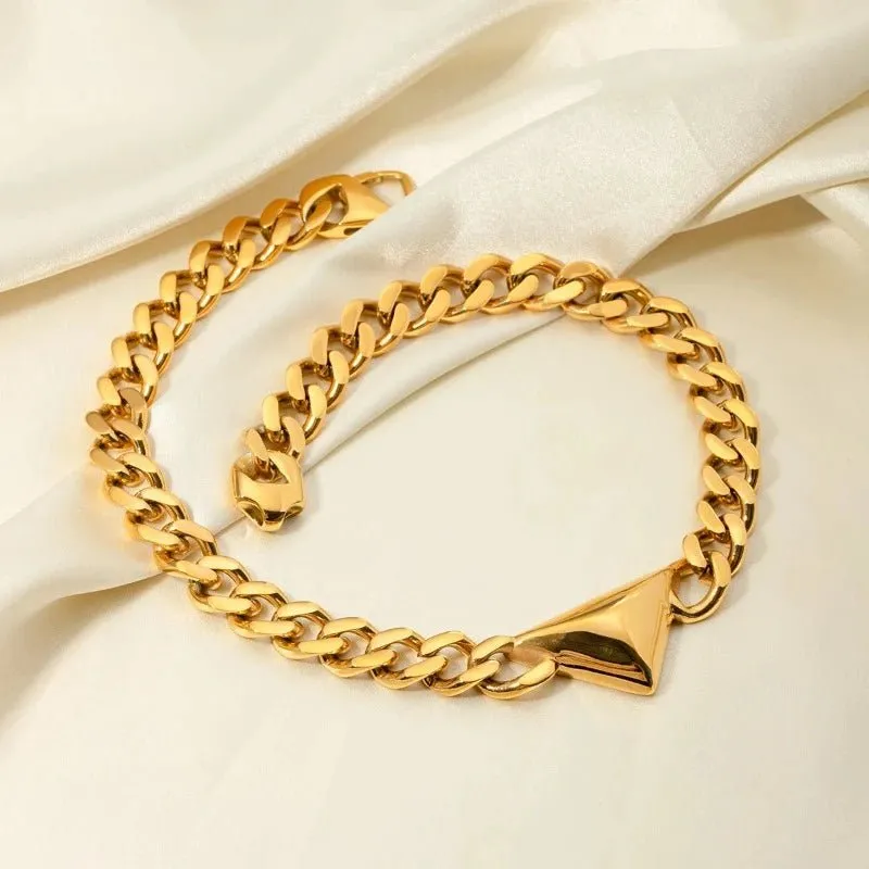 Charm Chain Necklace Jewelry Titanium Women Wedding Jewelry